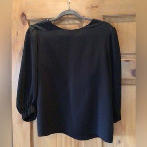 Tibi black top with back straps. Size 8